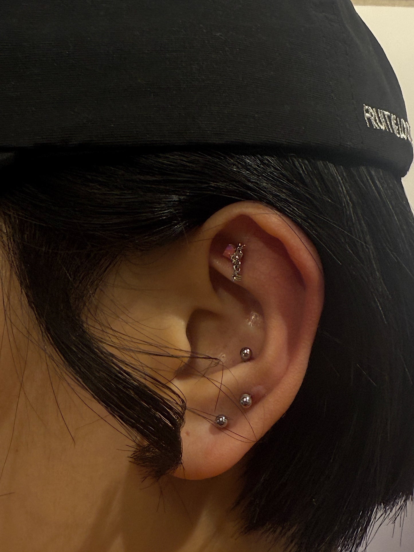 Heart drop surgical steel piercing