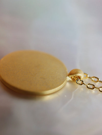 Oval coin necklace 🌙🌵