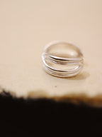 cross 925 silver Earcuff