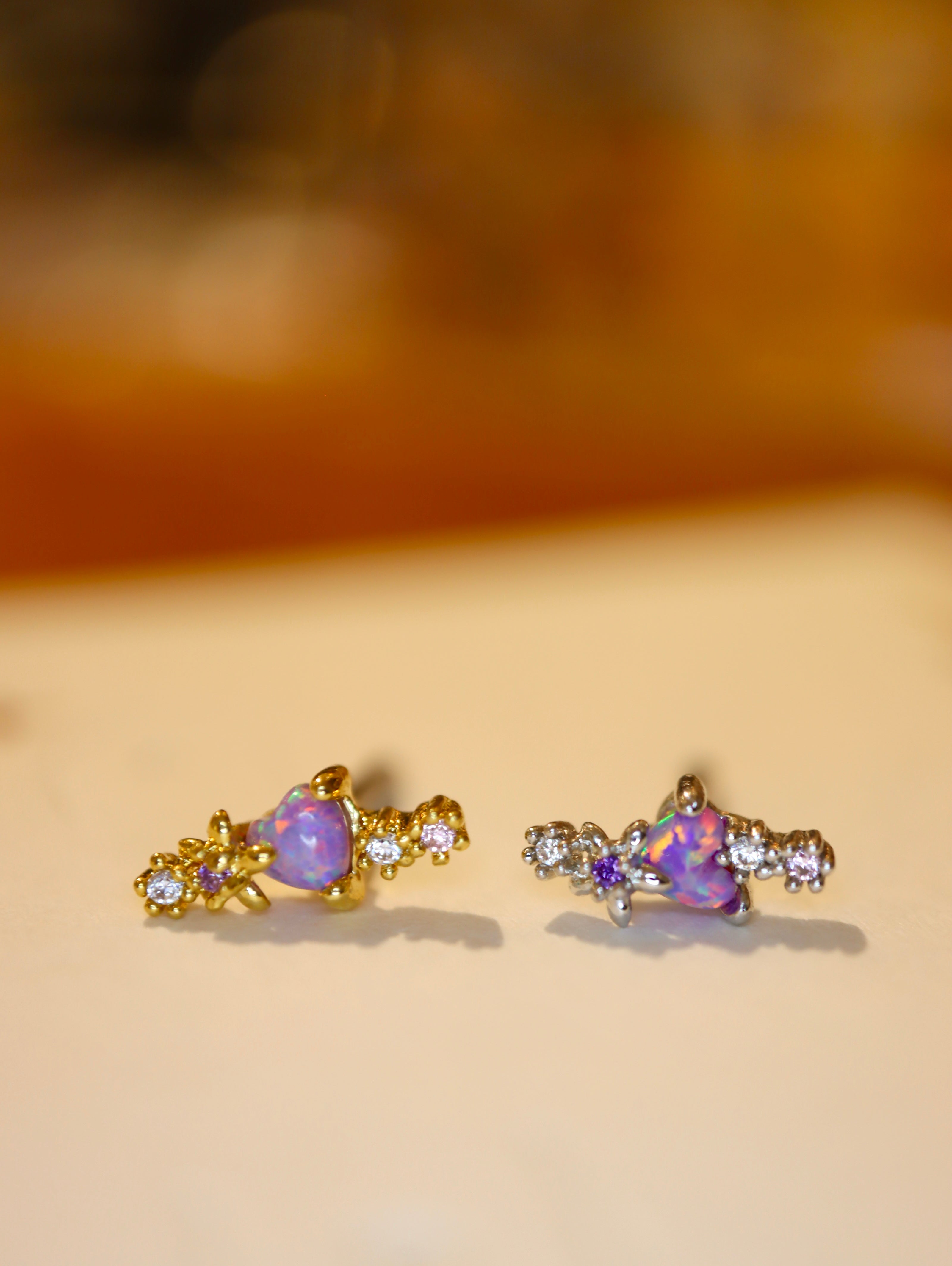 Nebula stud piercing surgical steel earring (1pc)