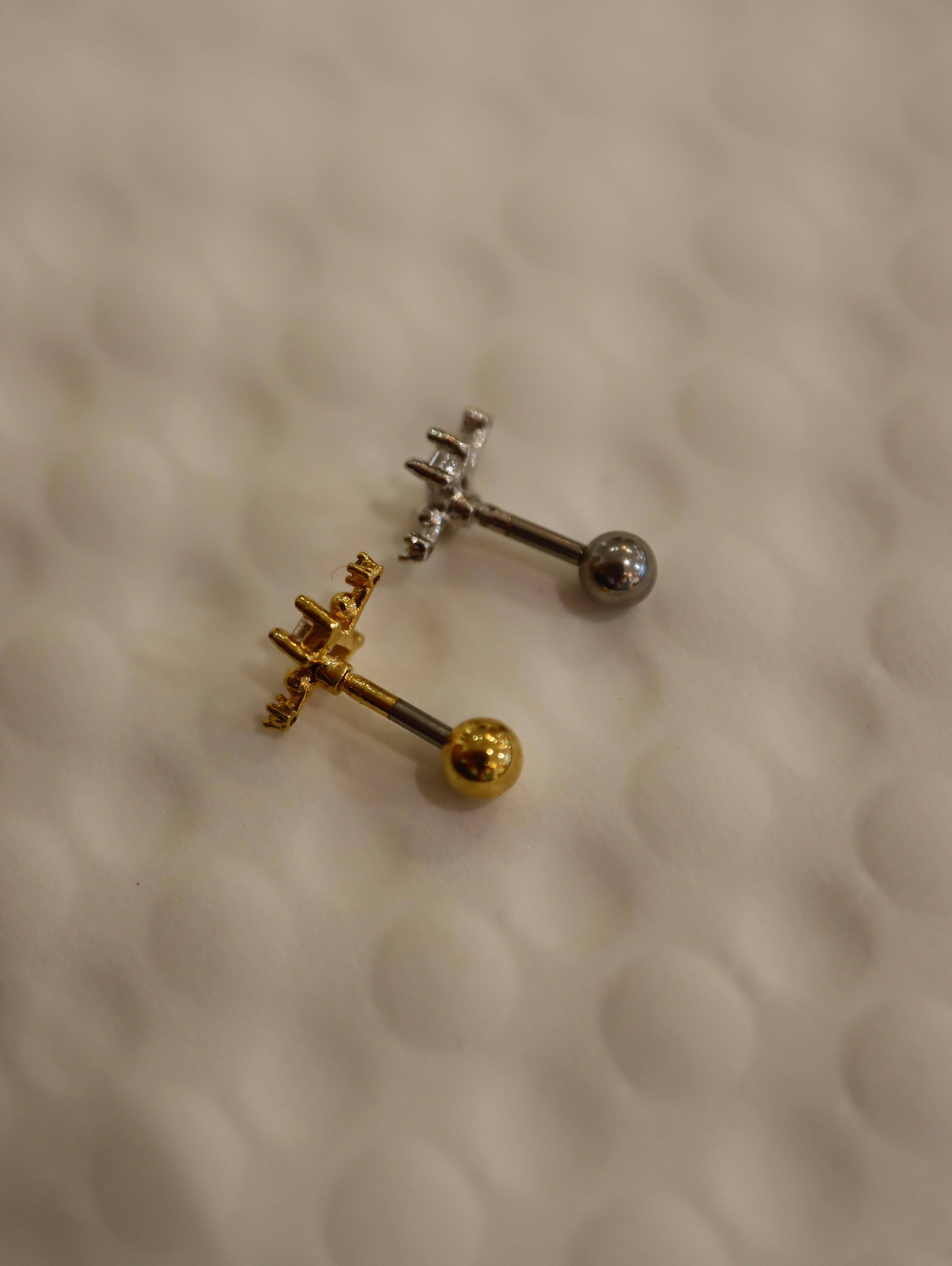 Orb cz Surgical Steel Stud Piercing (1pc)