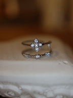 Double wrap cz Earcuff