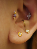Nebula stud piercing surgical steel earring (1pc)