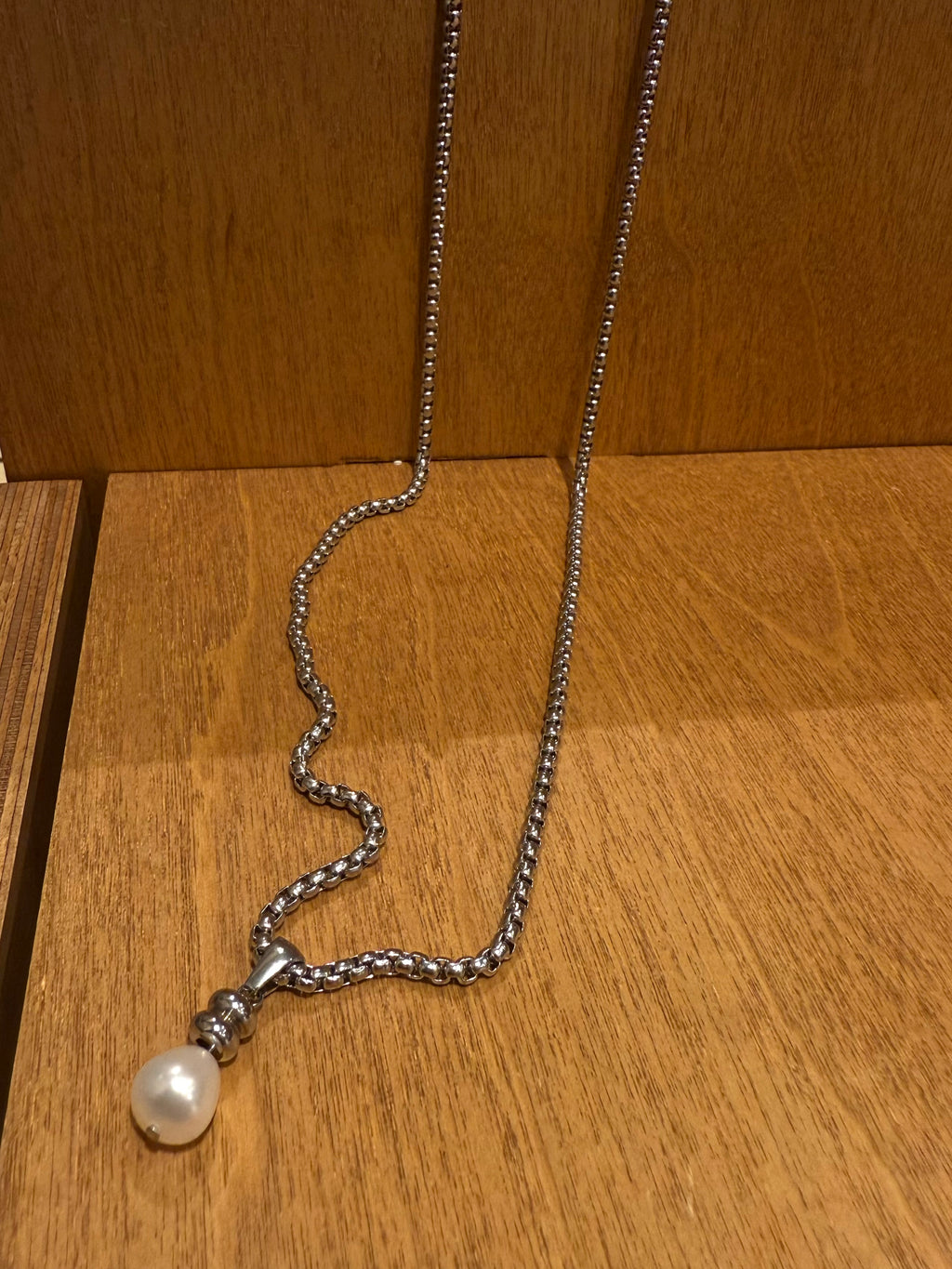 Stainless steel waterproof 53CM necklace