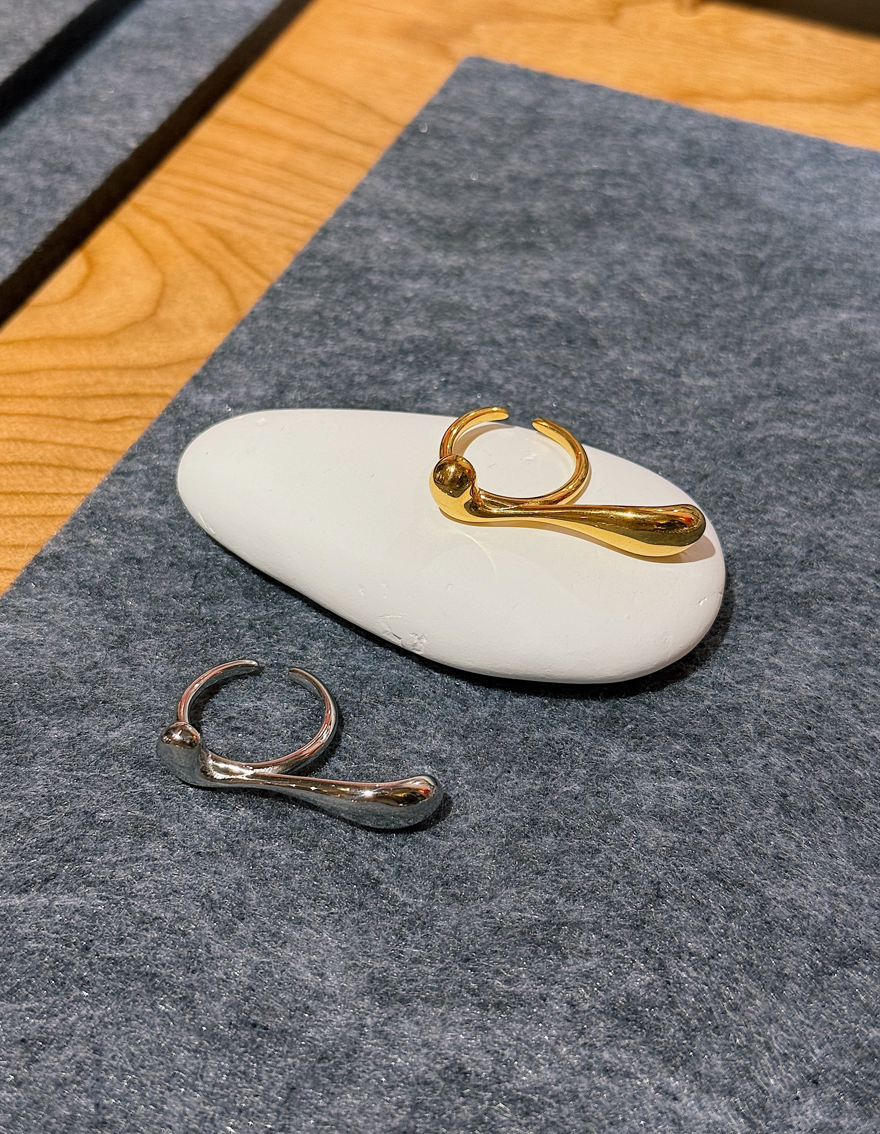 Stainless steel line adjustable ring