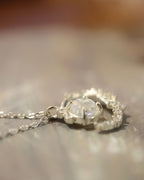 Lucent Crescent 925 Silver Necklace