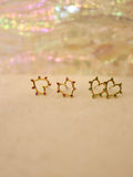 Stud heart earrings