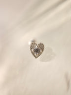 Ray burst stud 925silver earring piercing