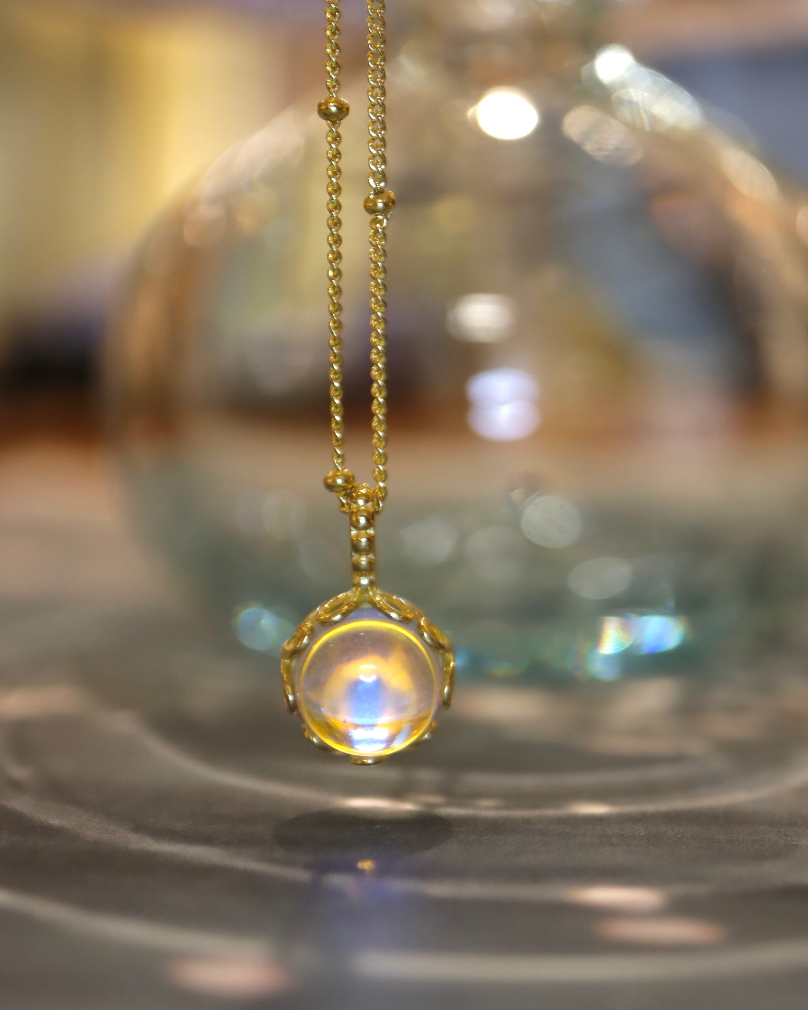 Lumina Orb 925 Silver Necklace