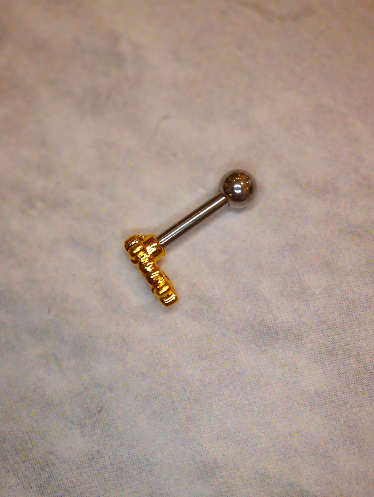 Twin Blossom Bar Stud Surgical Steel Earring (1pc)