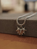 Thorn heart stainless steel steep necklace