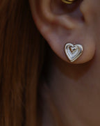 Eterna Heart Shape Silver925 earrings