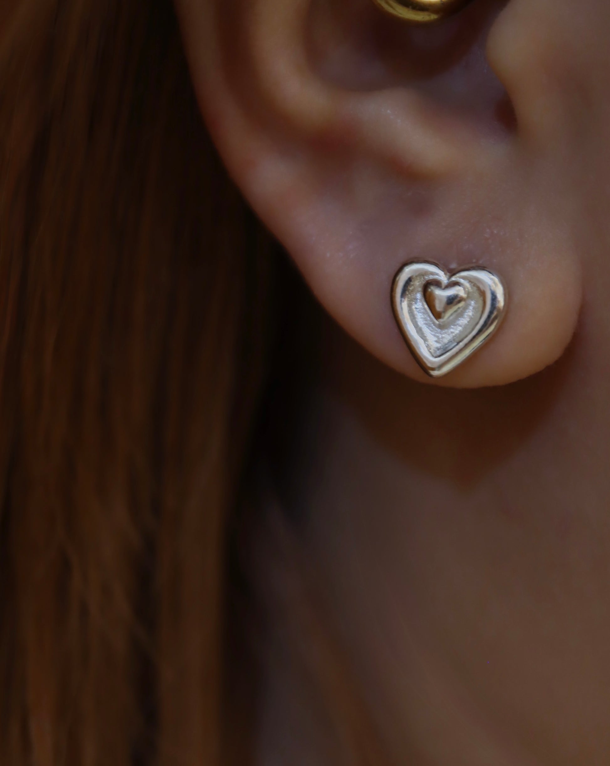 Eterna Heart Shape Silver925 earrings