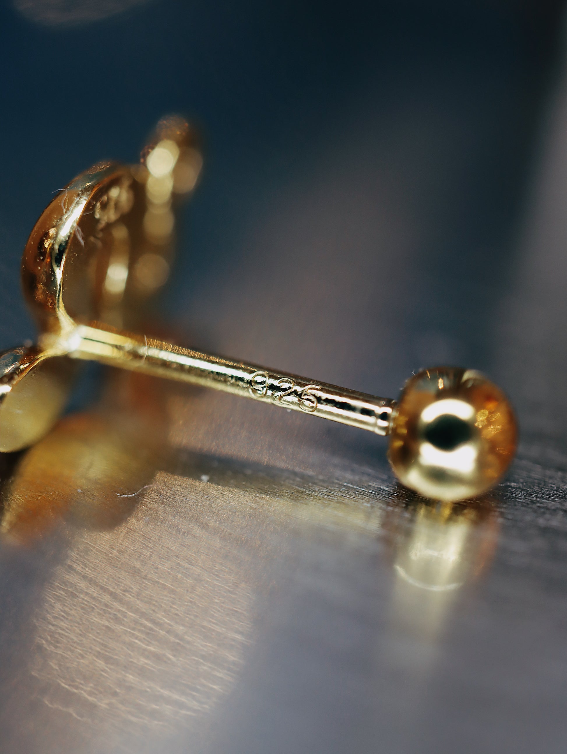 🐍 Silver925 piercing ear stud (1pc)