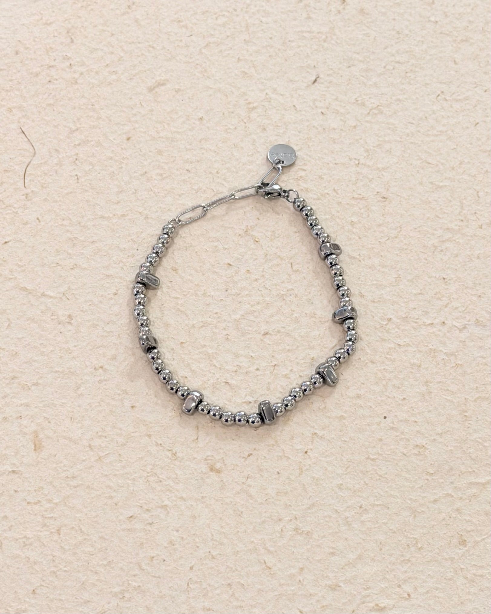 Polaris Beaded Stainless Steel Bracelet