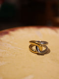 Mix tone stainless steel ring