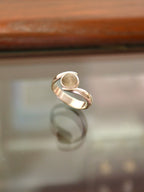Aura labradorite pinky ring