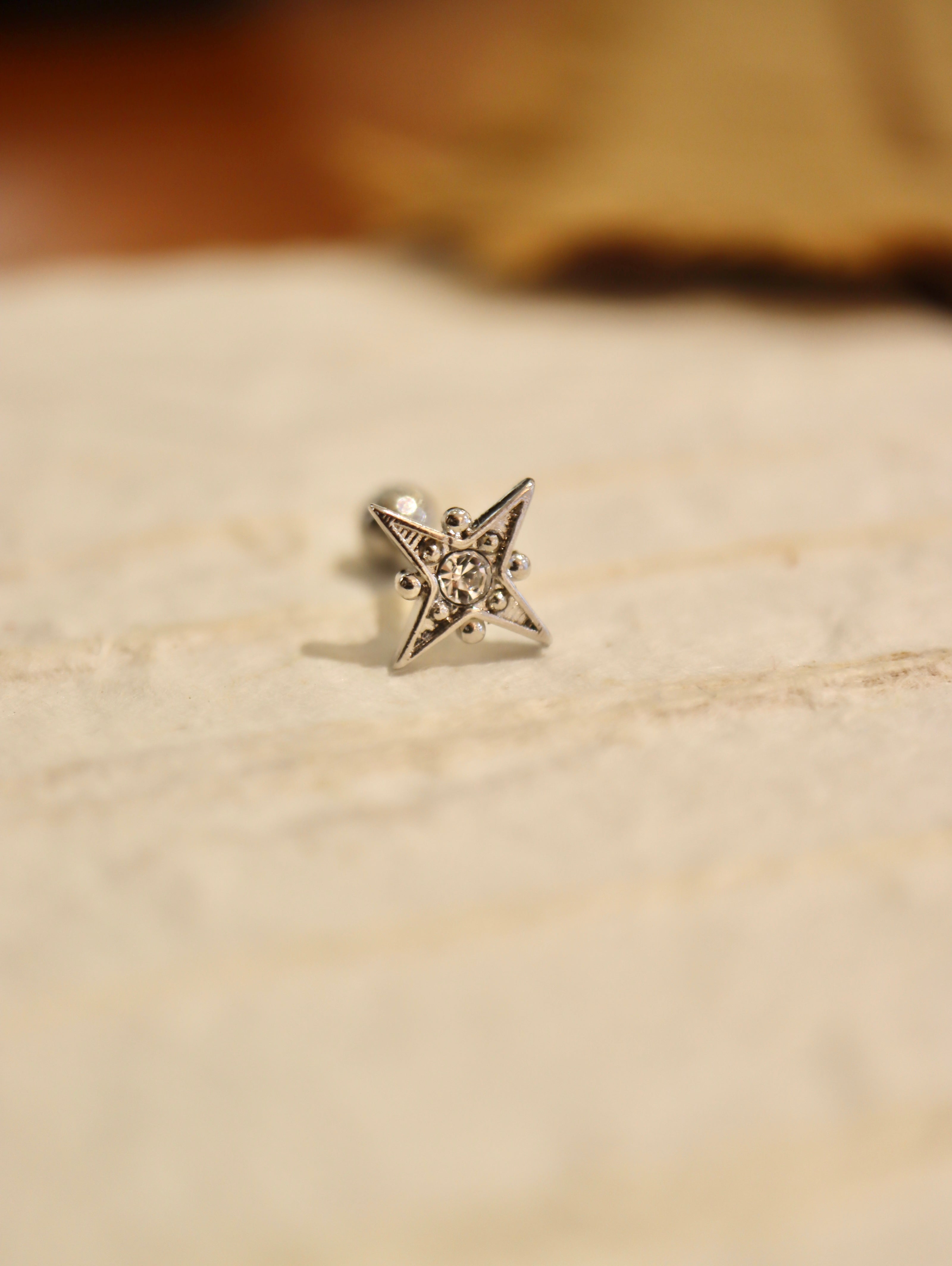 Polaris Stud Surgical Steel Piercing Earring (1pc)