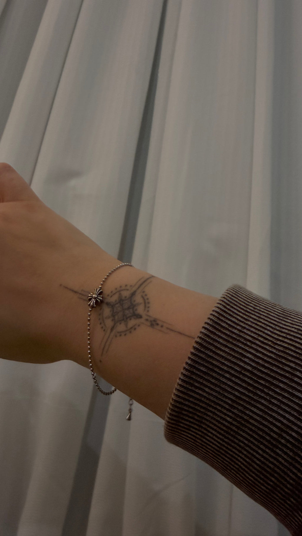 Stainless steel bead bracelet