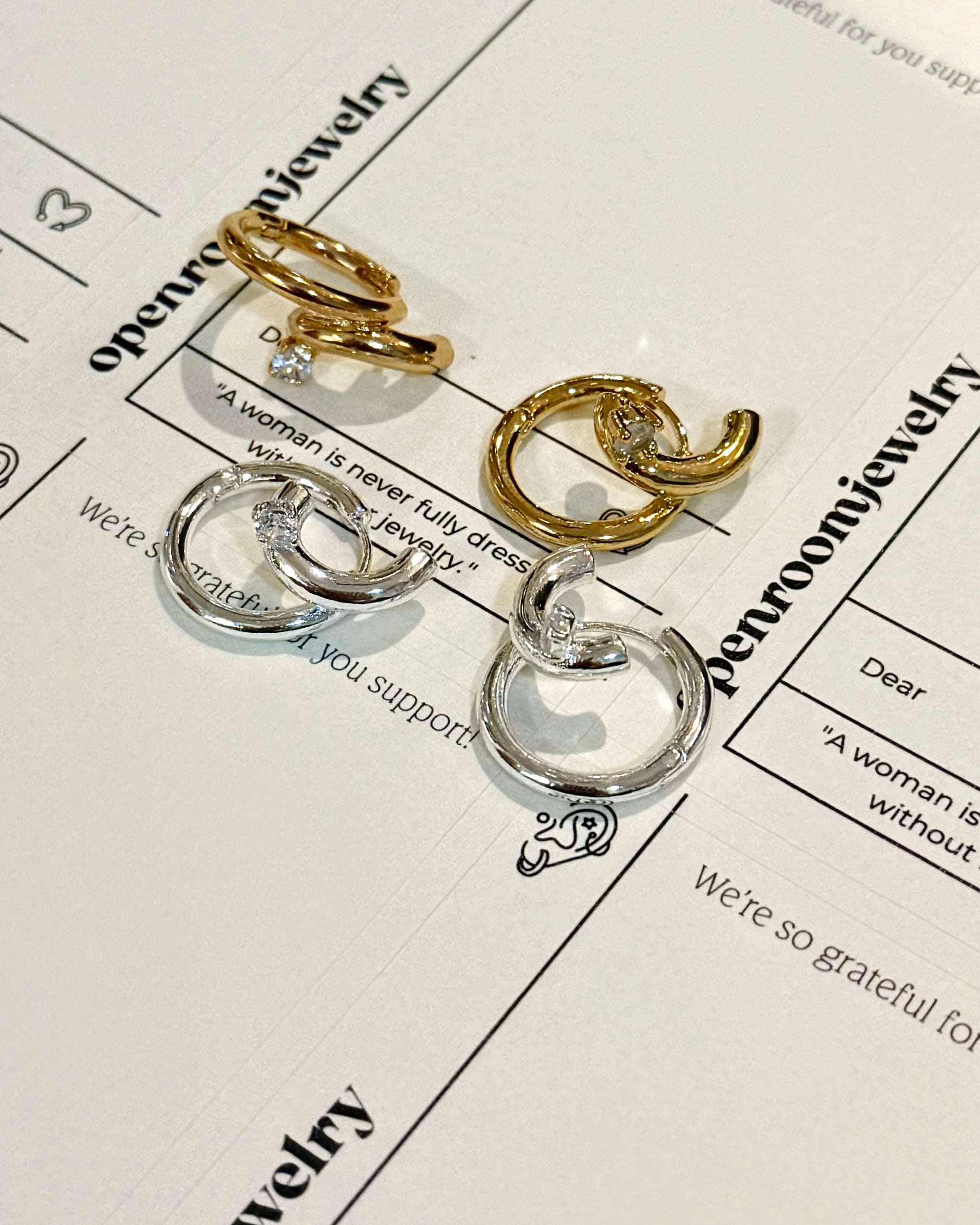 Illusion wrap earrings