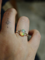 Ethiopian Opal 925 silver ring