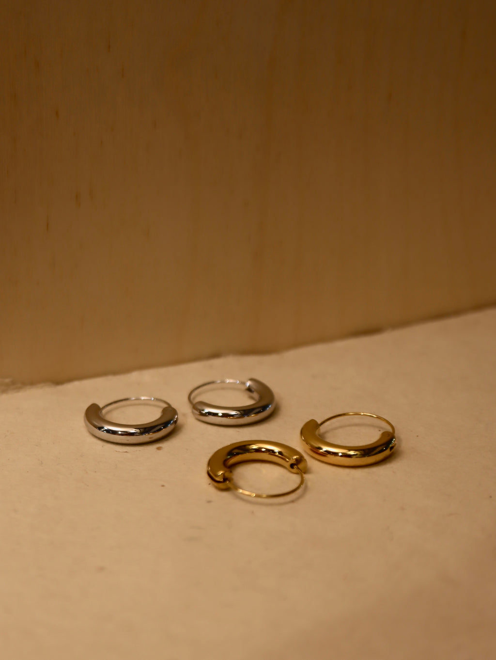 U shape stainless steel earrings