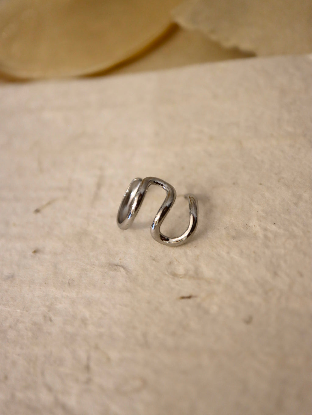 Irregular shape stainless steel Earcuff