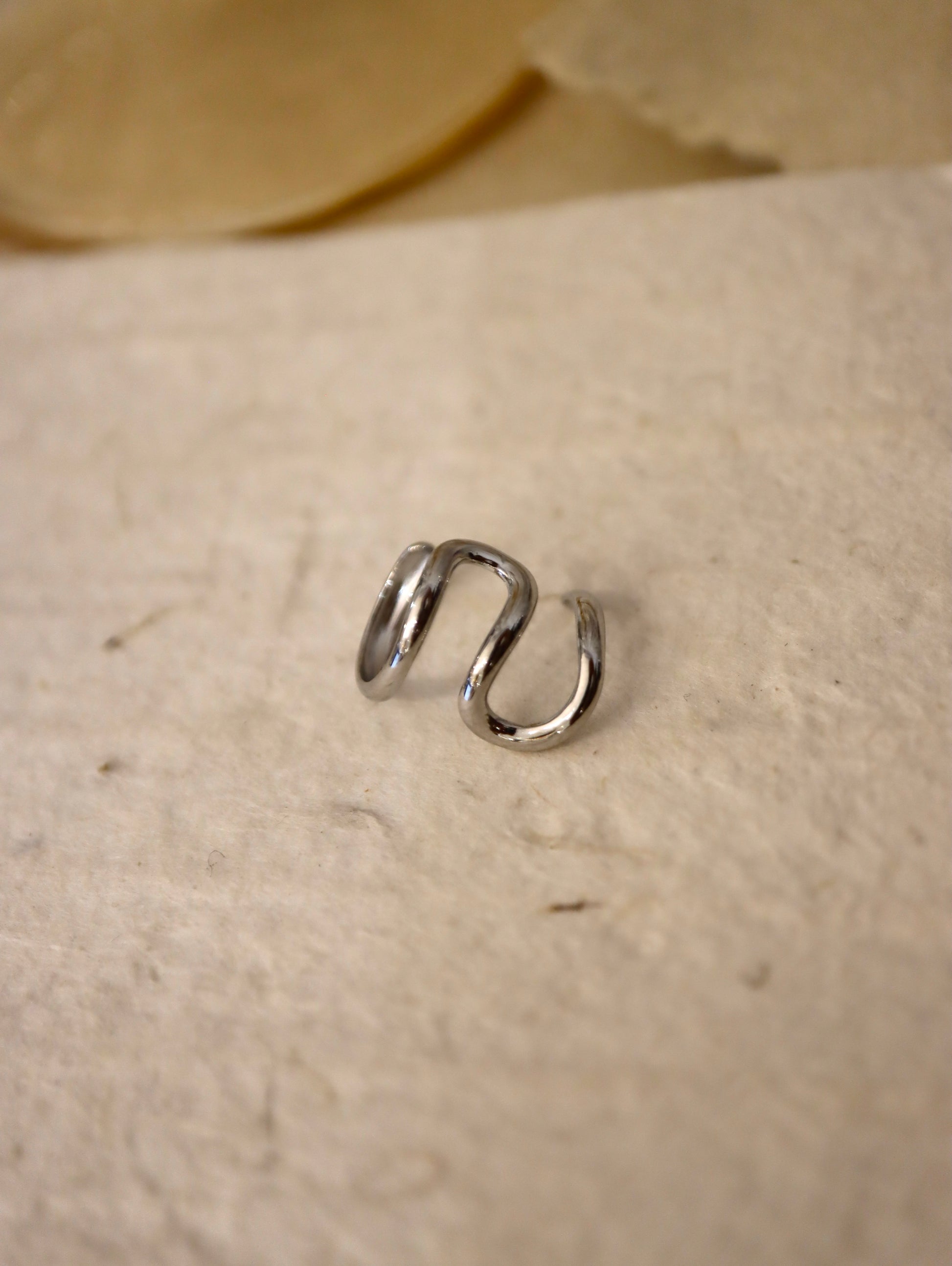 Irregular shape stainless steel Earcuff