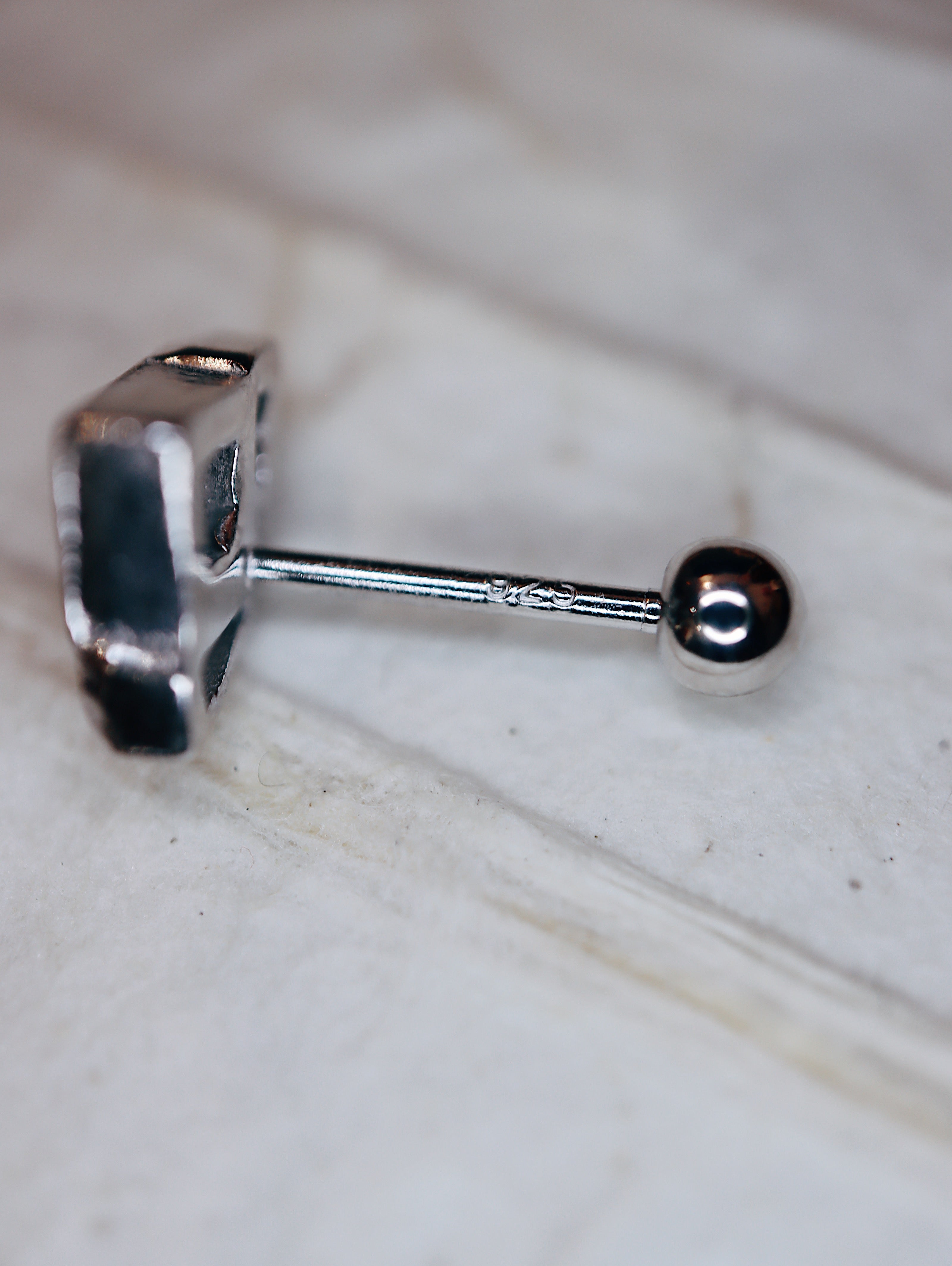 Glitz CZ s925 piercing (1pc)