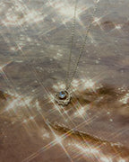 Lucent Crescent 925 Silver Necklace