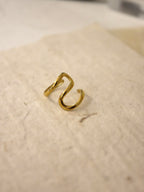 Irregular shape stainless steel Earcuff
