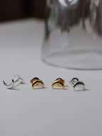 Mini crescent Silver925 earrings