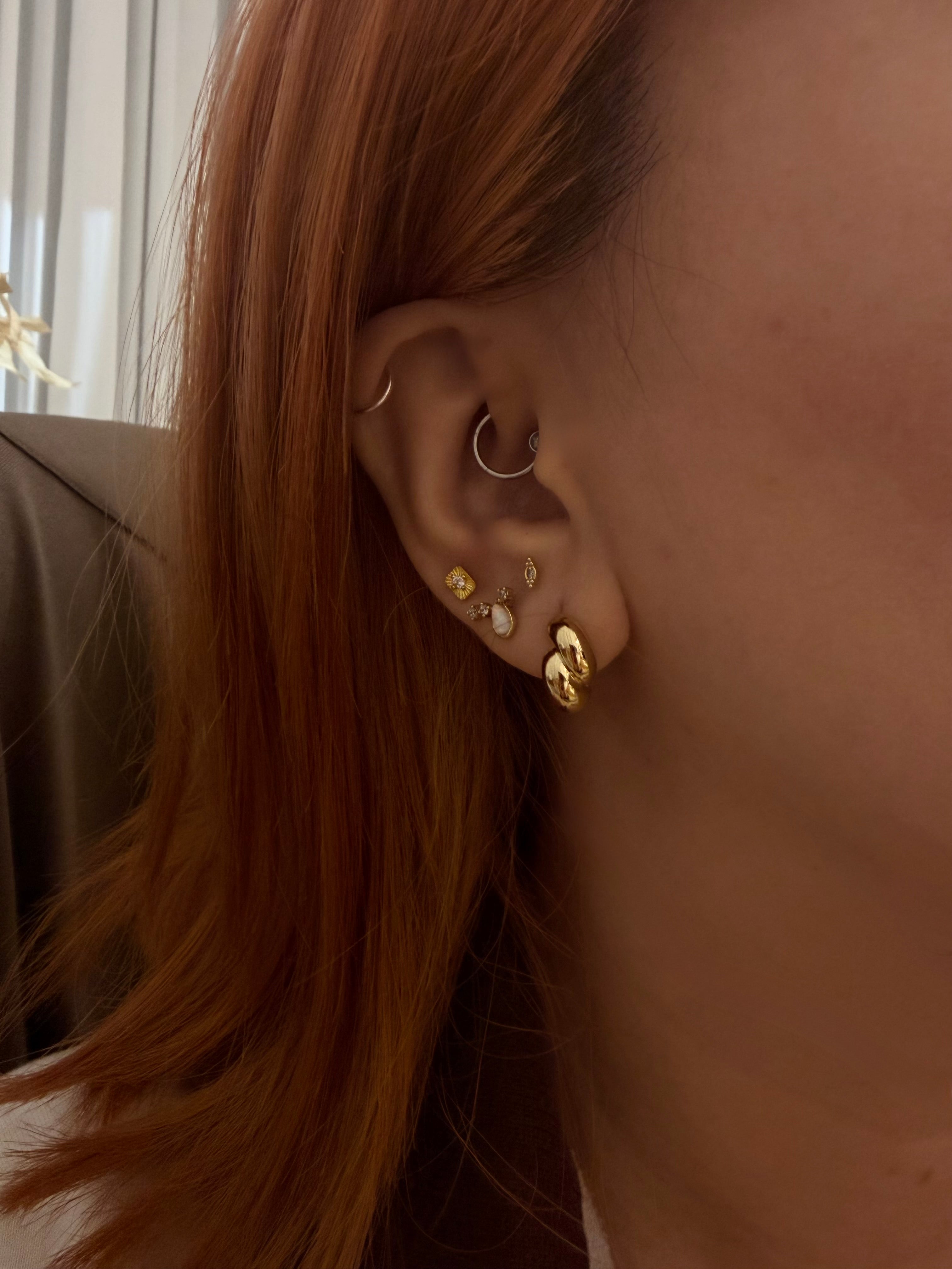 Brass earrings 03