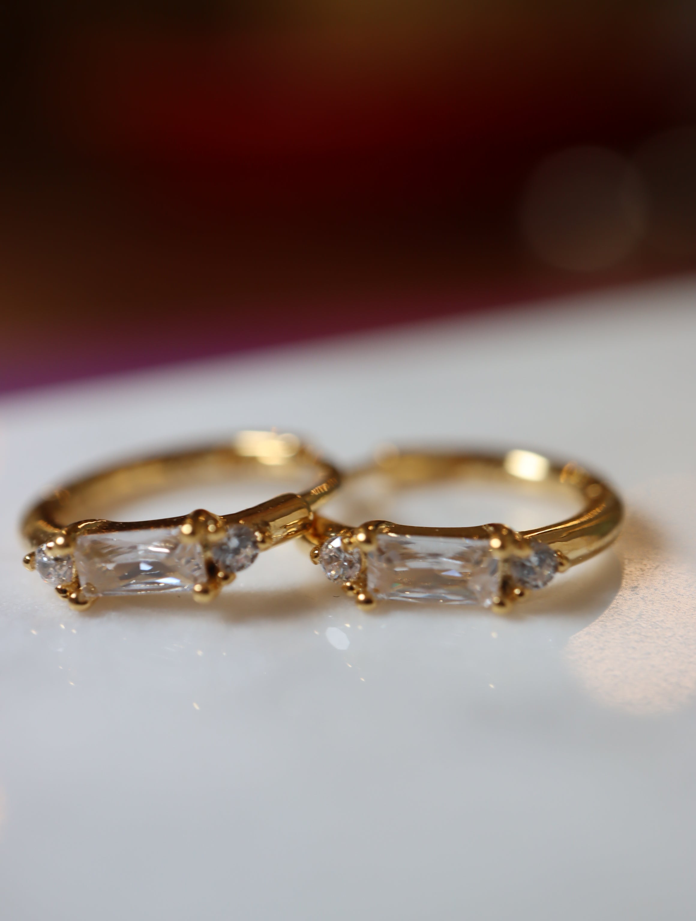 Silver925 cz hinged hoop earrings