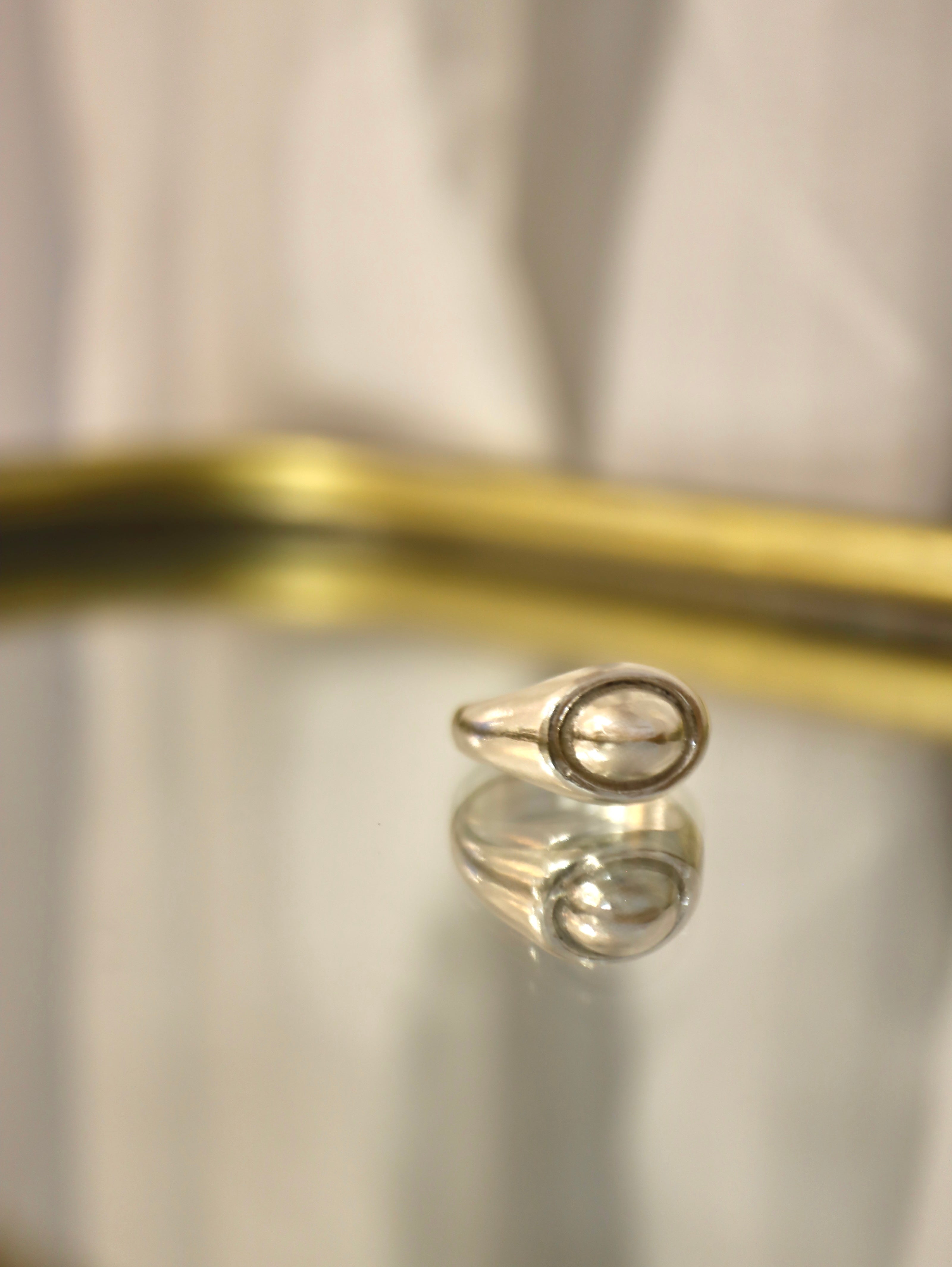 Orbital 925 Silver Pinky Ring