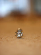 Mini sun ☀️ surgical steel stud piercing earring