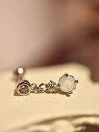 Nebula Shimmer Drop Stud Piercing Earring (1pc)
