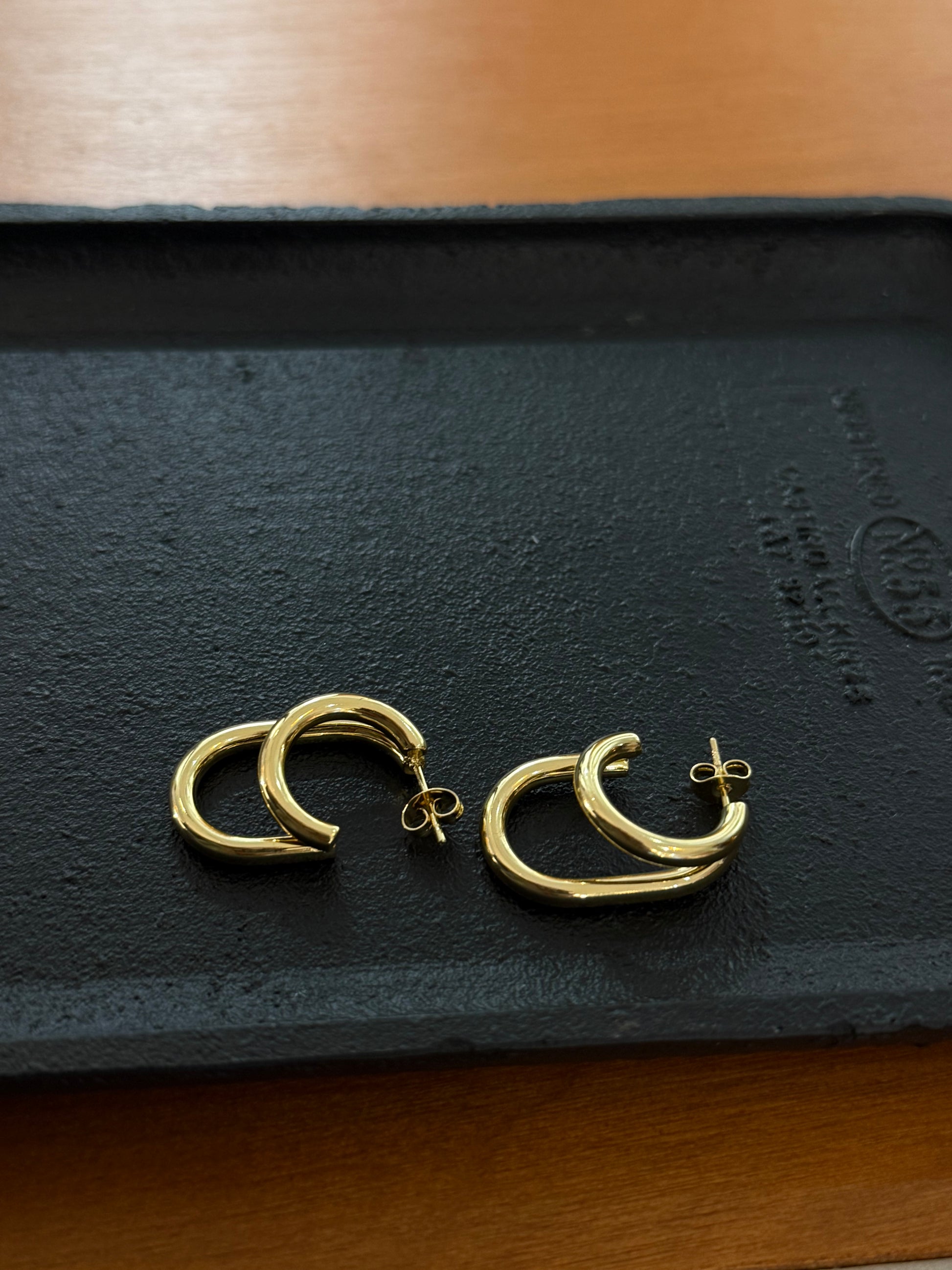 Lush stainless steel waterproof earrings