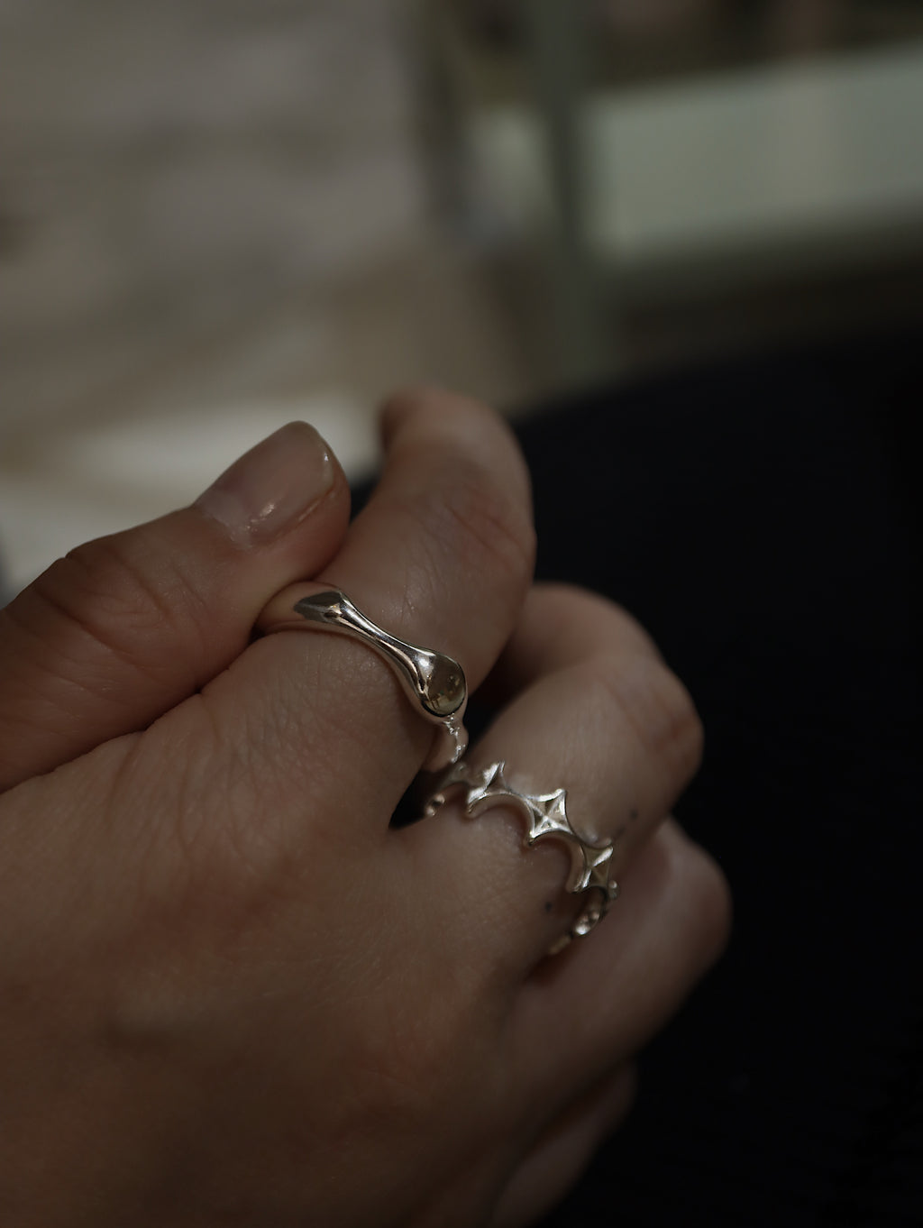 Seren Drift Silver925 Ring (free size)