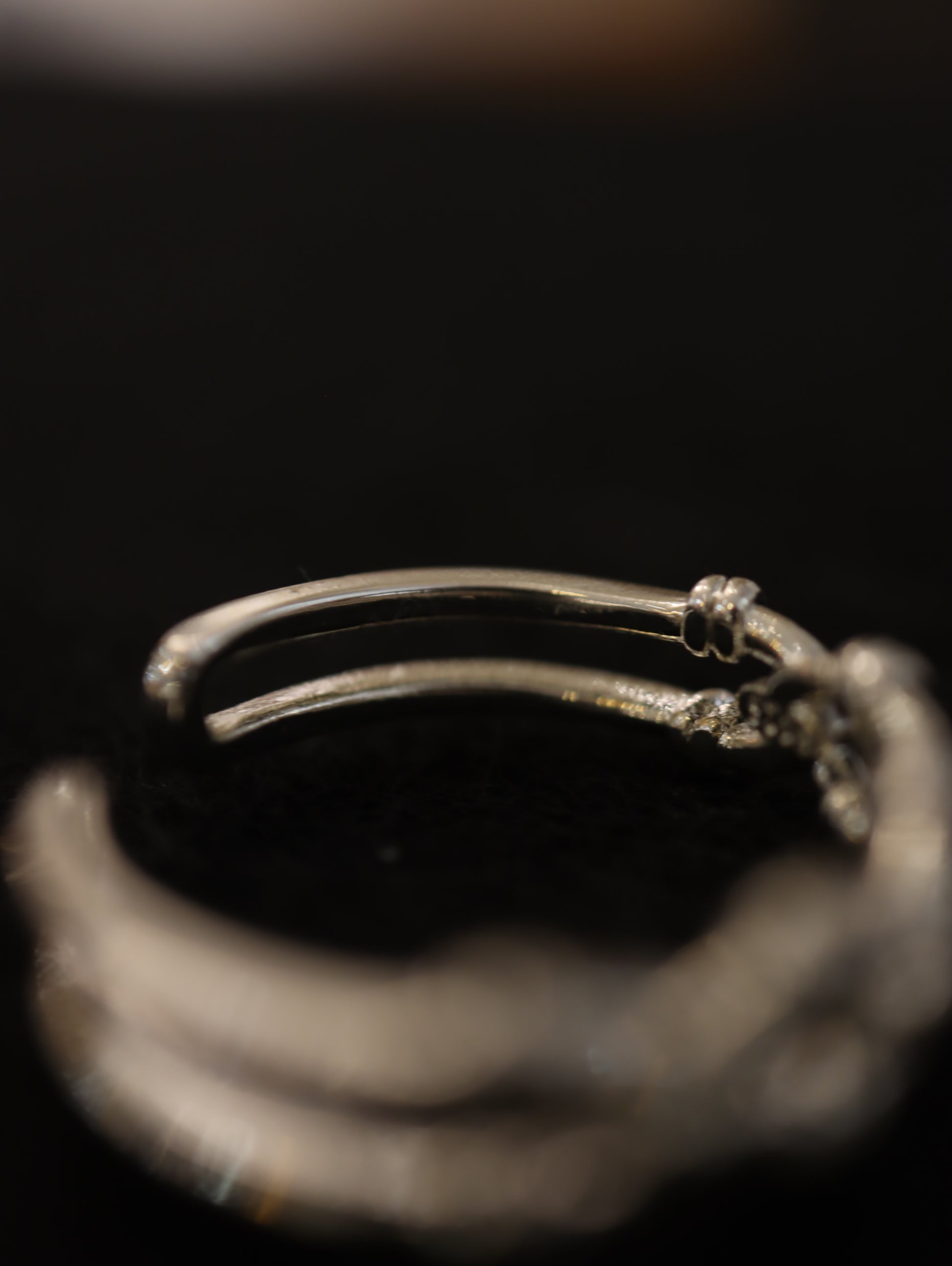 Interlock double silver925 ring