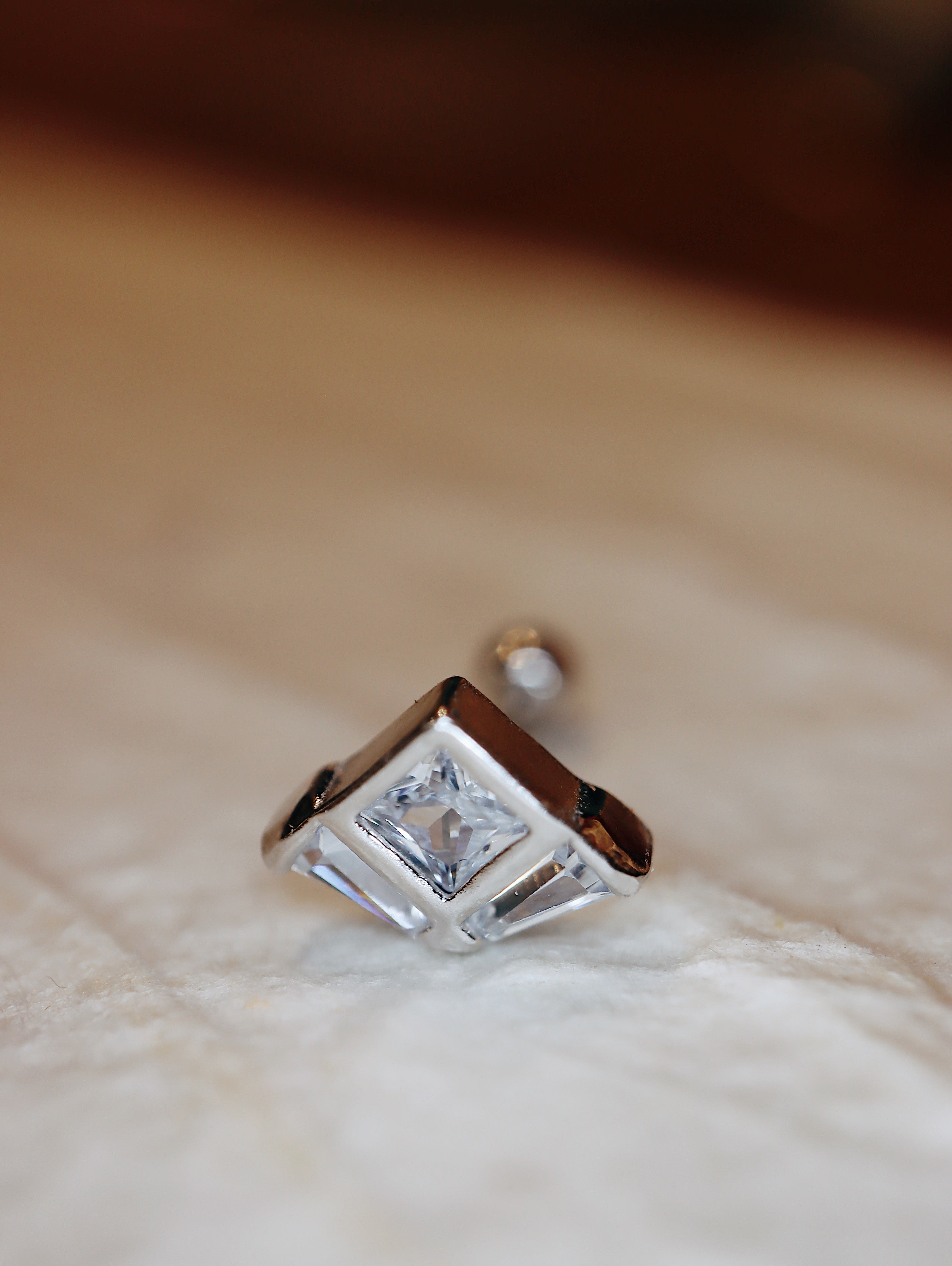 Glitz CZ s925 piercing (1pc)