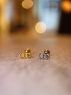 Mini chain bar stud surgical steel (1pc)