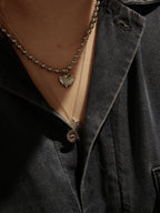 Heart Bead stainless steel necklace