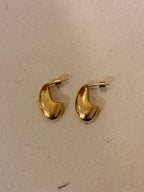 Eclipse Curve Stainless Steel Earrings