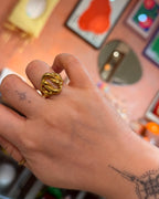 Interlock stainless steel ring