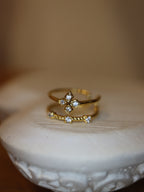 Double wrap cz Earcuff