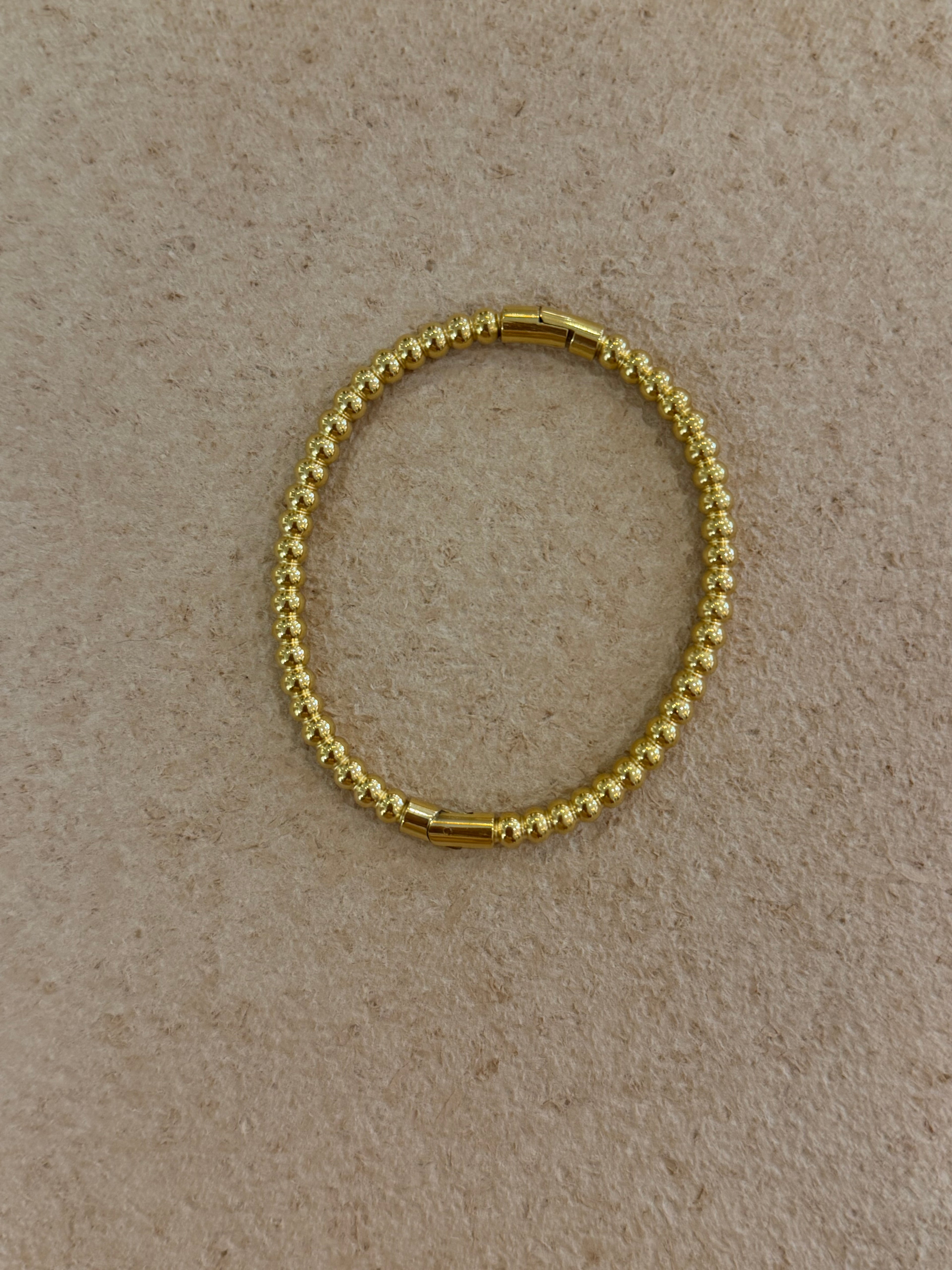 Beaded Hinged Stainless Steel bangle