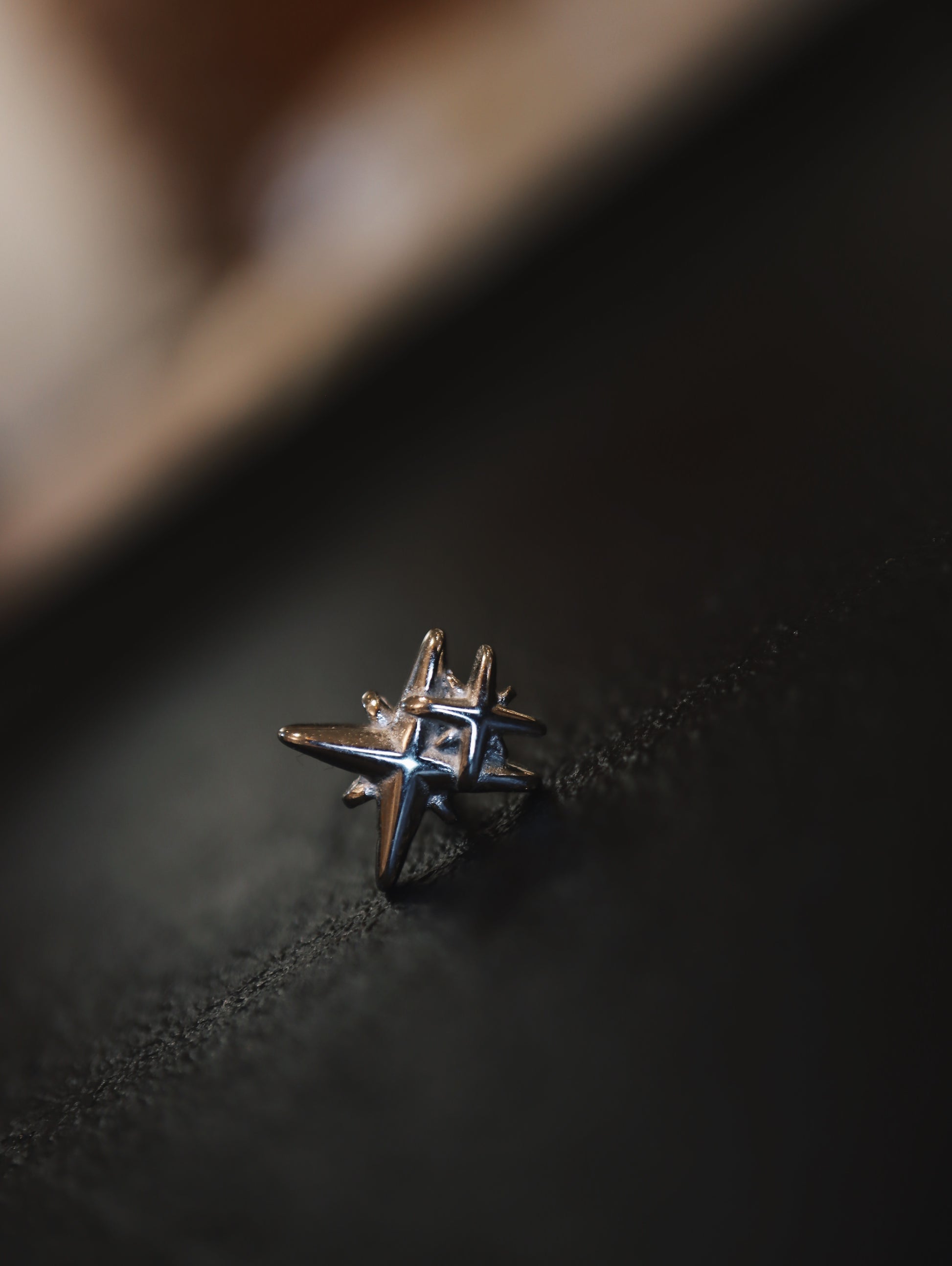 Sparkle stars surgical steel stud earrings ✨