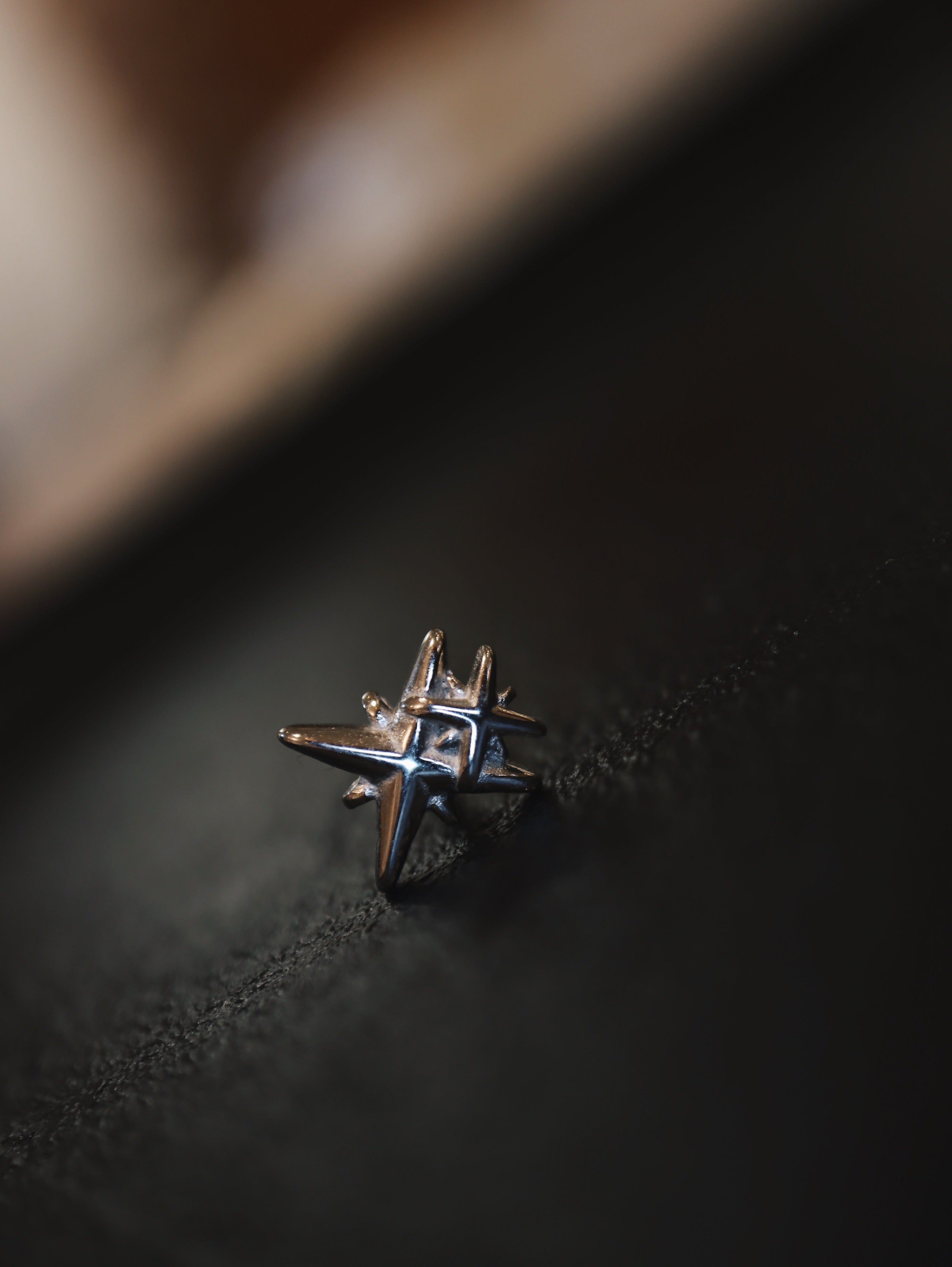 Sparkle stars surgical steel stud earrings ✨