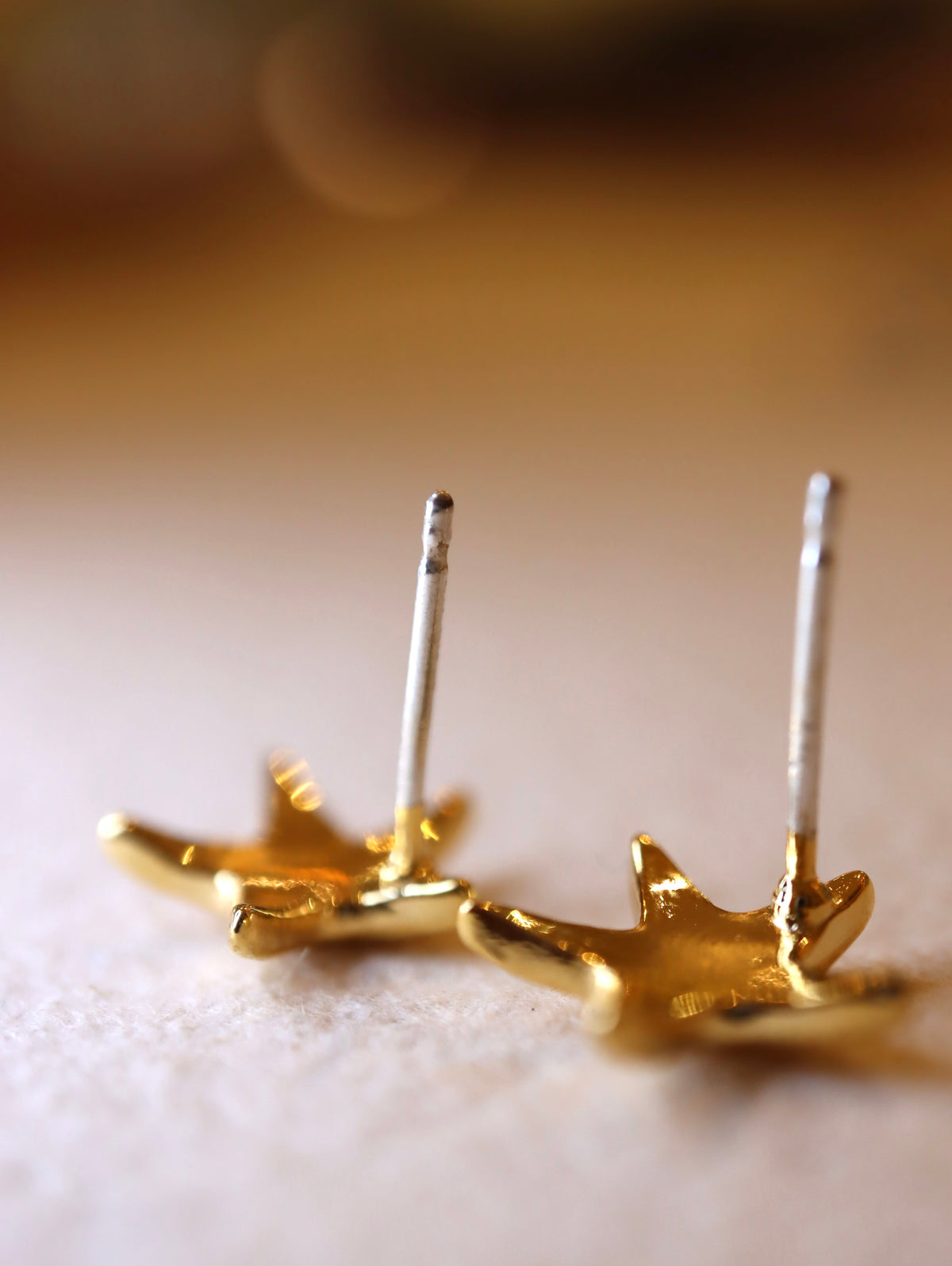 Starlight Spiral Stud Earrings